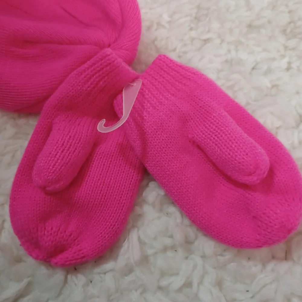 C9 Champion Girl Toddler Beanie & Mitten Set, Size: 2T-5T